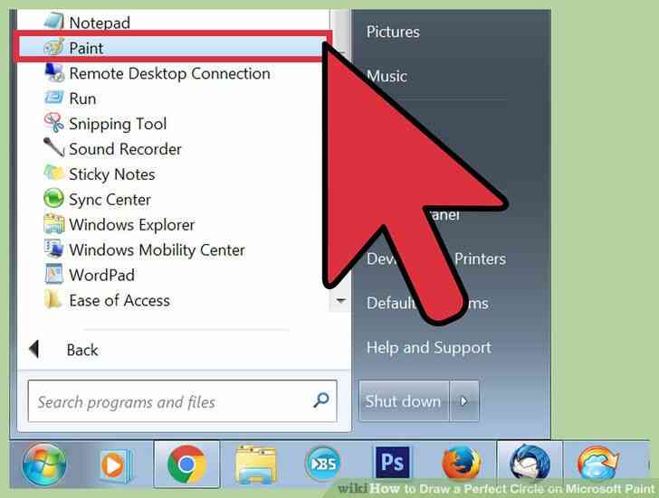 Image intitulée Dessiner un Cercle Parfait sur Microsoft Peinture à l